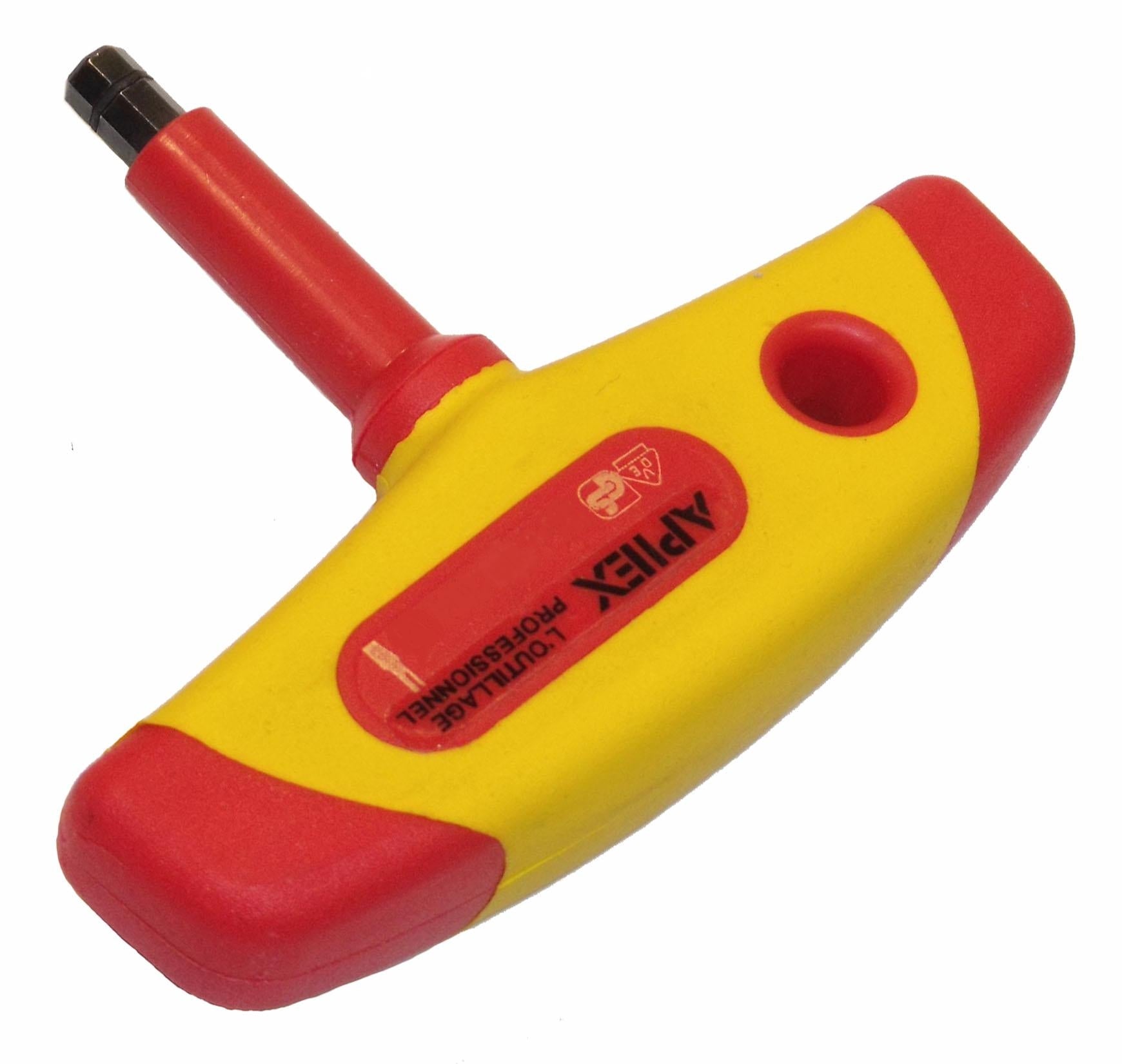 Tournevis isolé 1000 volts utilisable avec poignée Tournevis isolé 1000 volts utilisable avec poignée