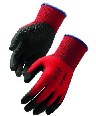 Gants enduction en PVC et mousse picot