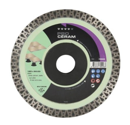 Disque diamant pour céramique ø125