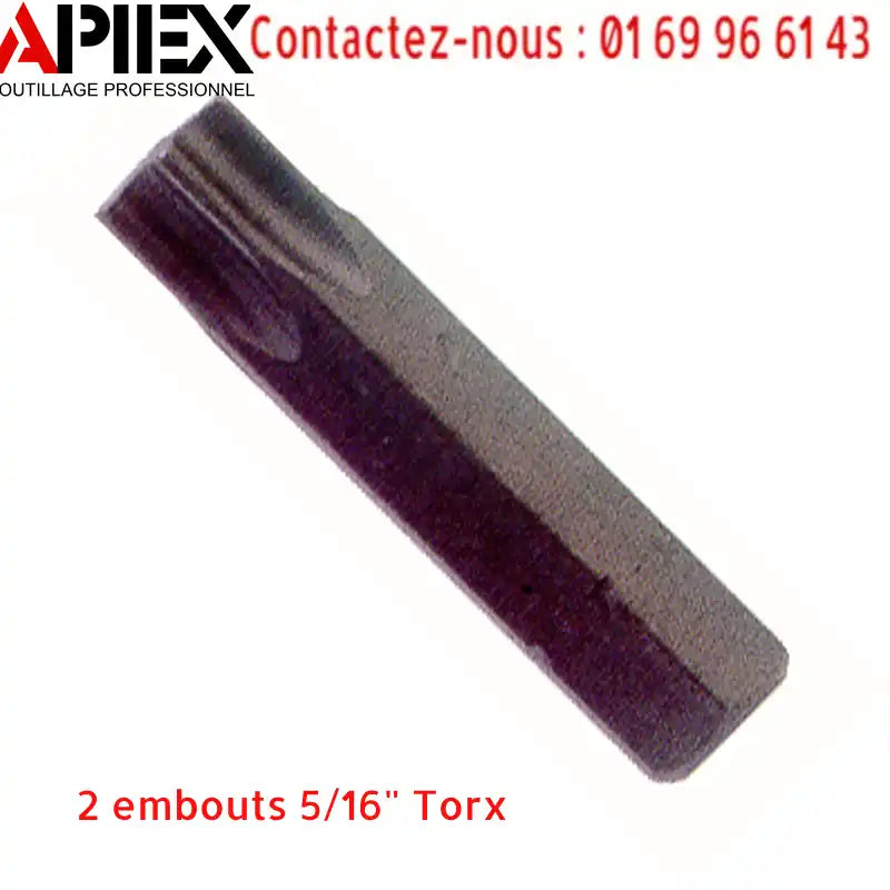 2 embouts 5/16" Torx