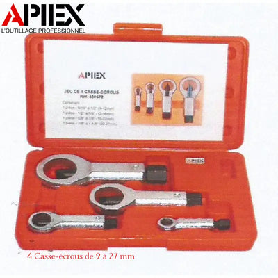 4 Casse-écrous de 9à27mm Extracteurs mécaniques hydrauliques