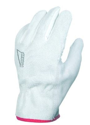 Gants en cuir et croute de bovin